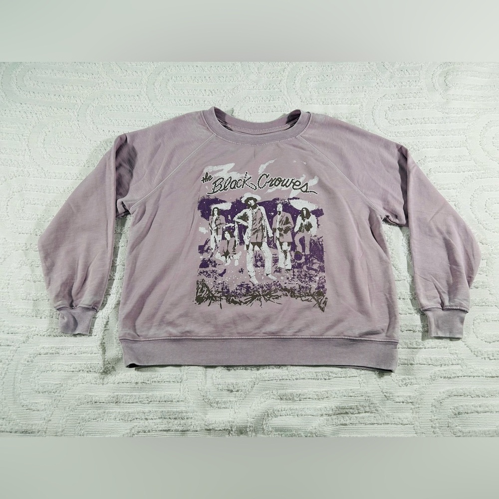 RECYCLED KARMA The Black Crowes Album Sweatshirt Lilac Small NWOT RK-46 - Picture 5 of 9